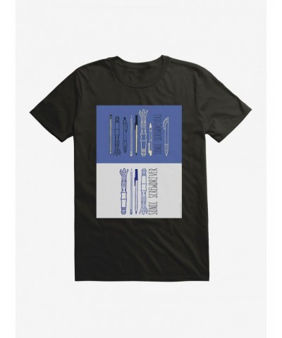 Doctor Who Screwdrivers Set T-Shirt $11.71 T-Shirts