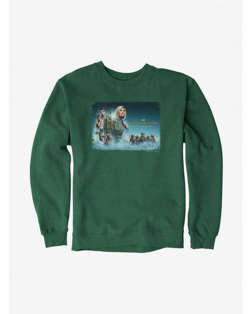 Doctor Who The Thirteenth Doctor Legend Of The Sea Devils Sweatshirt $17.71 Sweatshirts