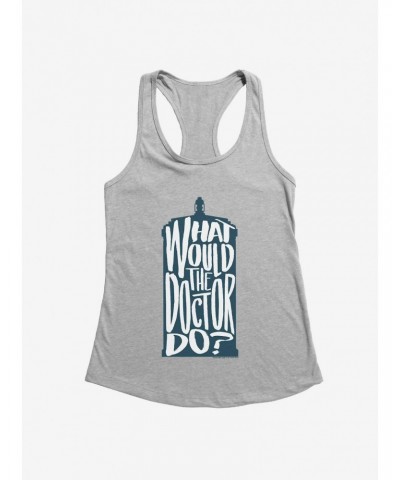 Doctor Who What Would The Doctor Do Girls Tank $7.72 Tanks