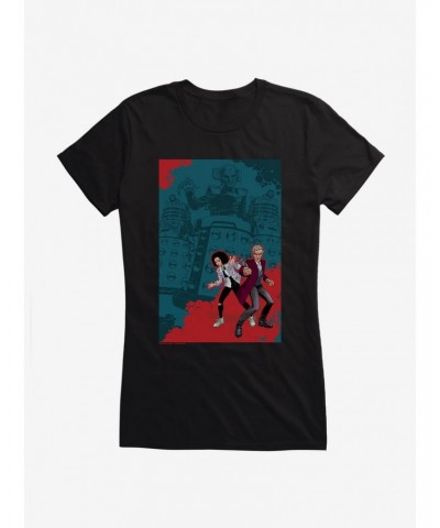 Doctor Who Twelfth Doctor And Bill Girls T-Shirt $10.21 T-Shirts