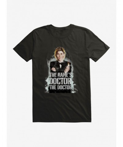 Doctor Who Series 12 Episode 1 The Name's Doctor Black T-Shirt $10.28 T-Shirts
