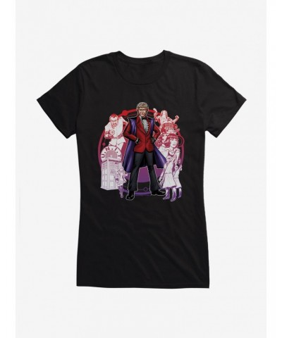 Doctor Who The Third Doctor Girls T-Shirt $7.97 T-Shirts