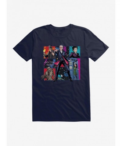 Doctor Who Twelfth Doctor Heroes And Villains T-Shirt $8.37 T-Shirts