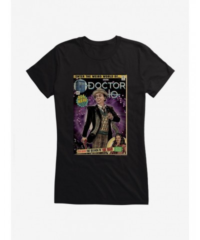Doctor Who Seventh Doctor Comic Girls T-Shirt $12.45 T-Shirts