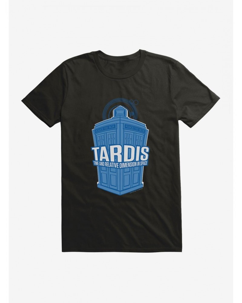 Doctor Who TARDIS Acronym Bold Script T-Shirt $7.65 T-Shirts