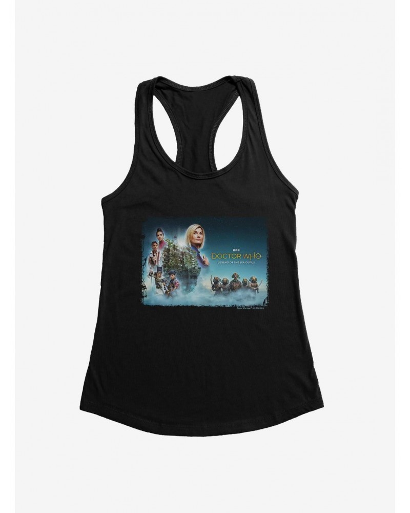 Doctor Who The Thirteenth Doctor Legend Of The Sea Devils Girls Tank $8.96 Tanks
