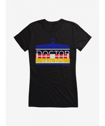 Doctor Who TARDIS Bold Script Girls T-Shirt $7.97 T-Shirts
