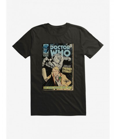 Doctor Who Fifth Doctor Cybermen Comic T-Shirt $11.23 T-Shirts